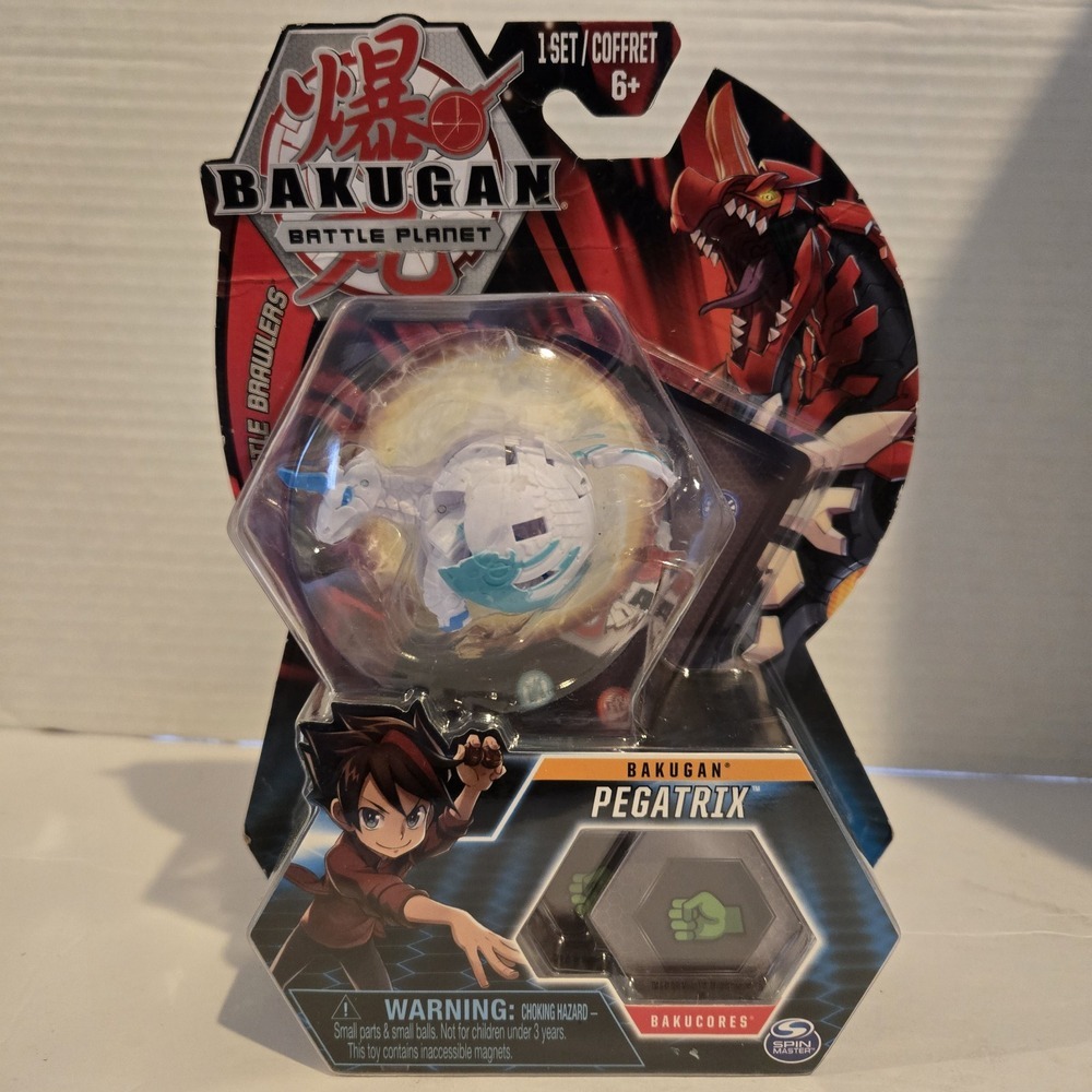 Bakugan Battle Planet Battle Brawlers Pegatrix 2 Bakucores 1 Character Card New